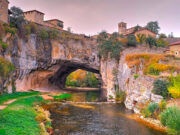 L'Ebro attraversa in Spagna del nordpaesaggi ricchi di fascino